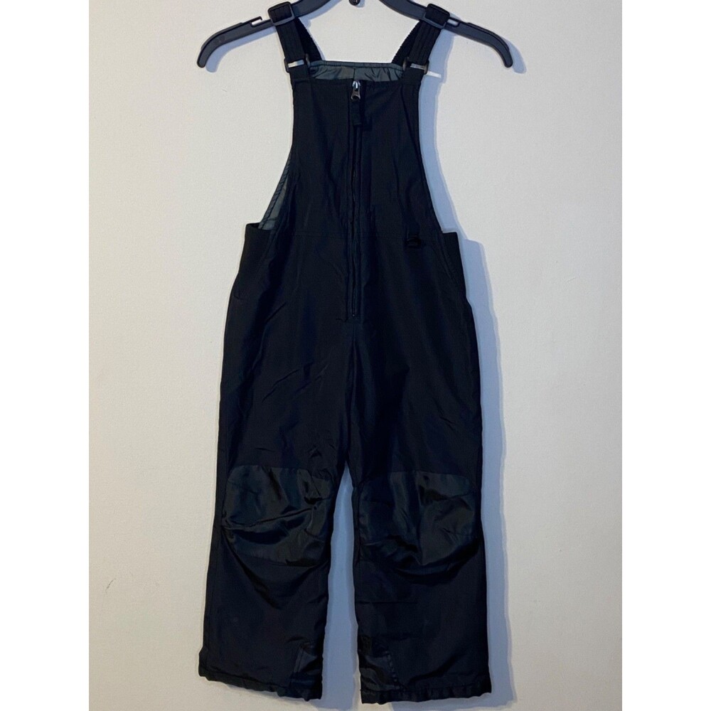 TSLA BLACK BIB OVERALLS TODDLER ADJUSTABLE SUSPENDERS STRAPS SIZE 5T